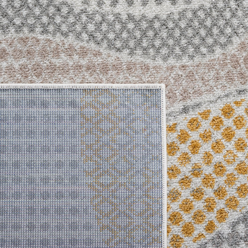 Wade Logan® Pearsons Performance Gray/Beige/Gold Rug & Reviews Wayfair